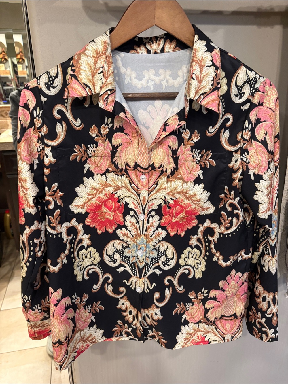 Long sleeve blouse